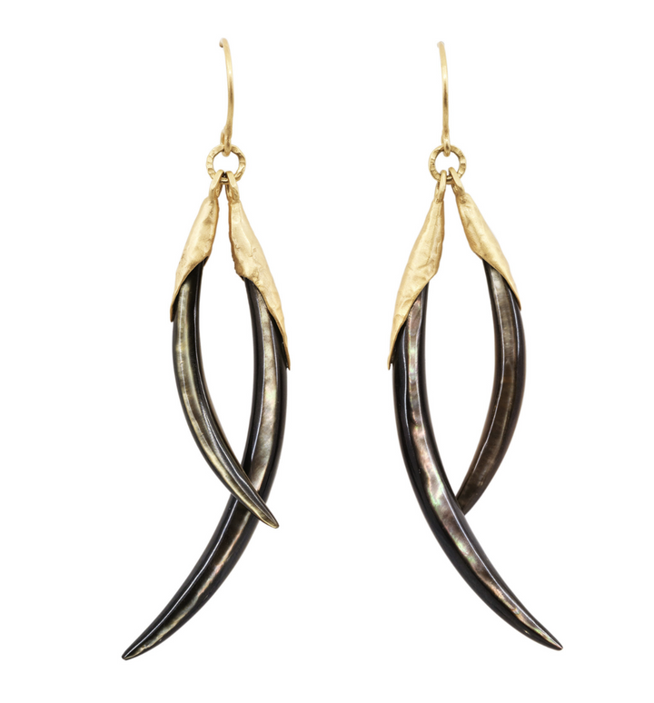 Two Play- Shell Earrings