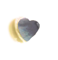 Black Lip Heart -Grey Gold Plate