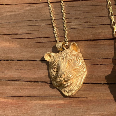 Tiger-Love Pendant Necklace