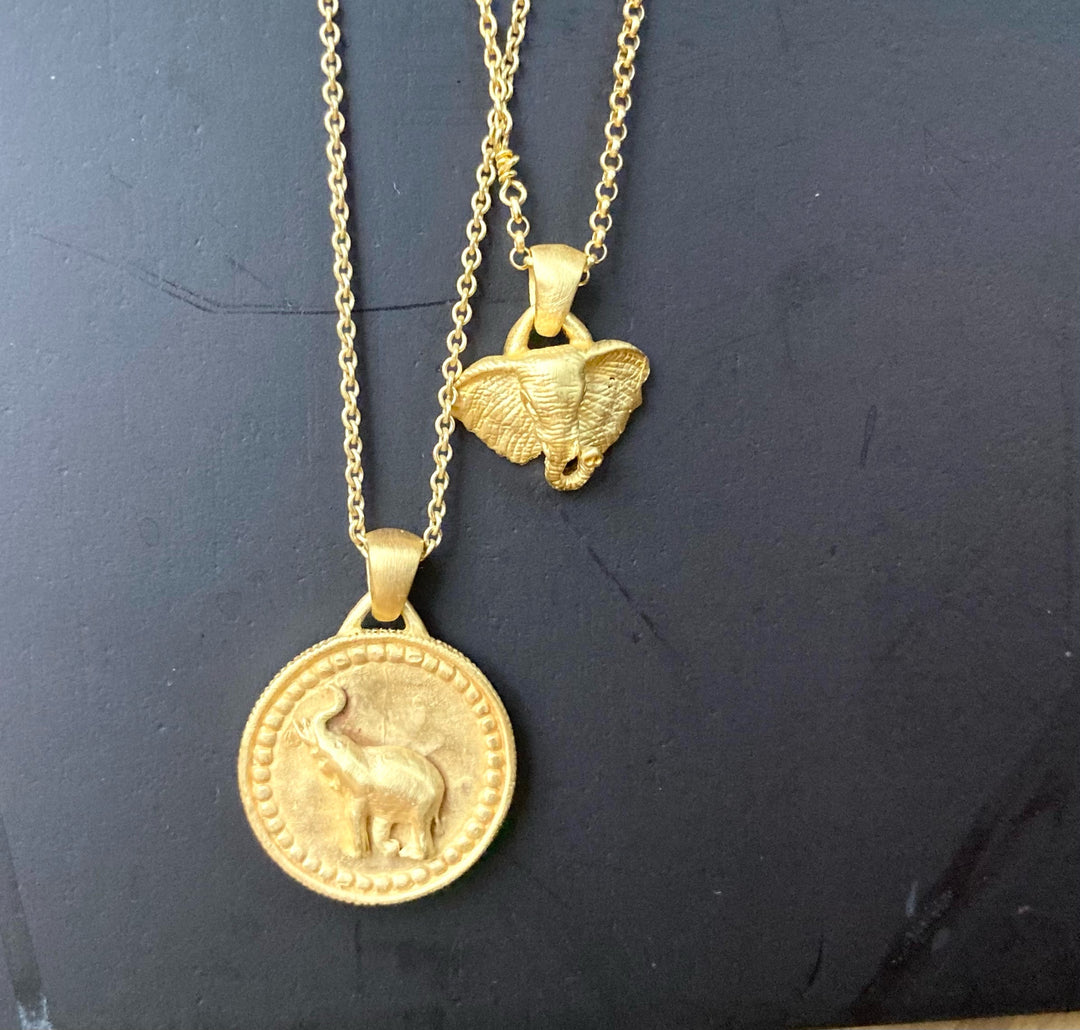 Elephant Pendant Necklace