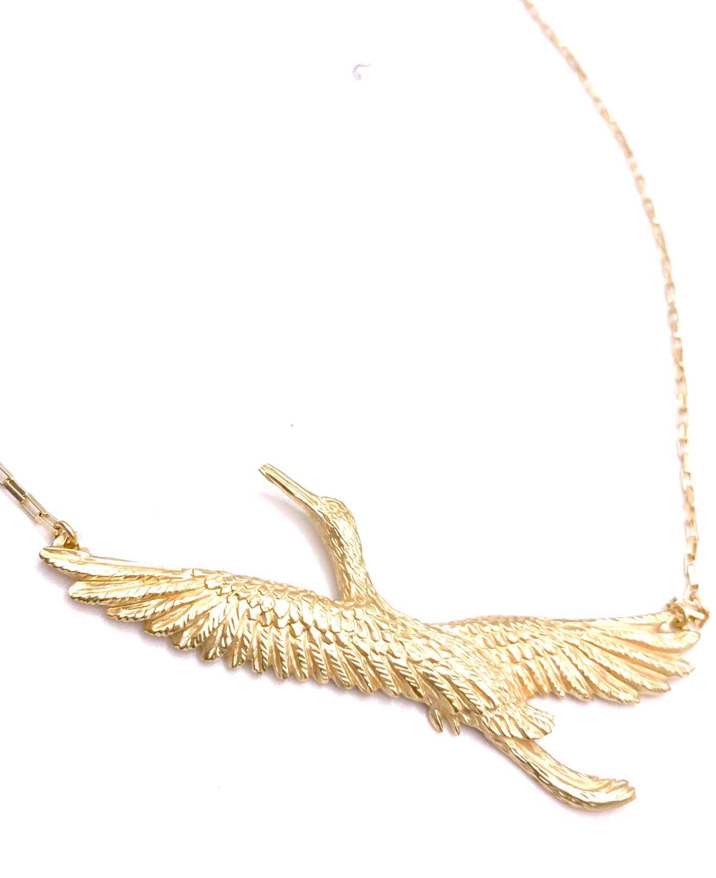Soaring Crane Necklace