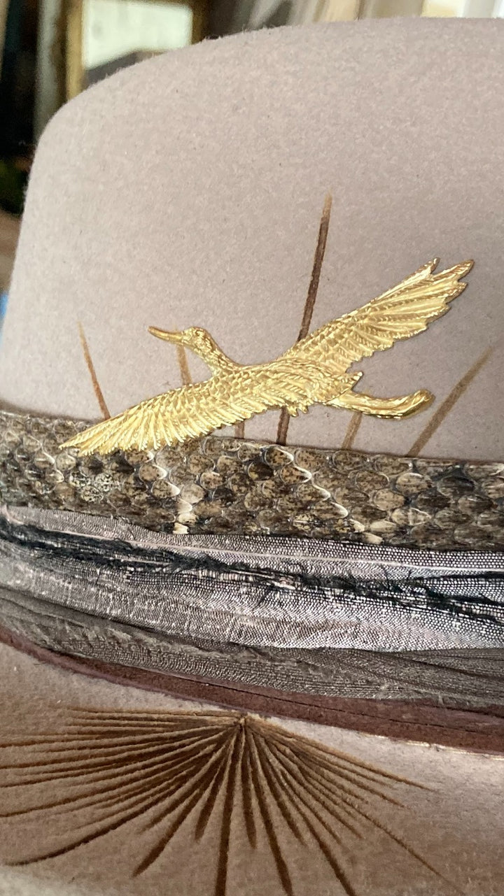 Soaring Crane Hat Pin