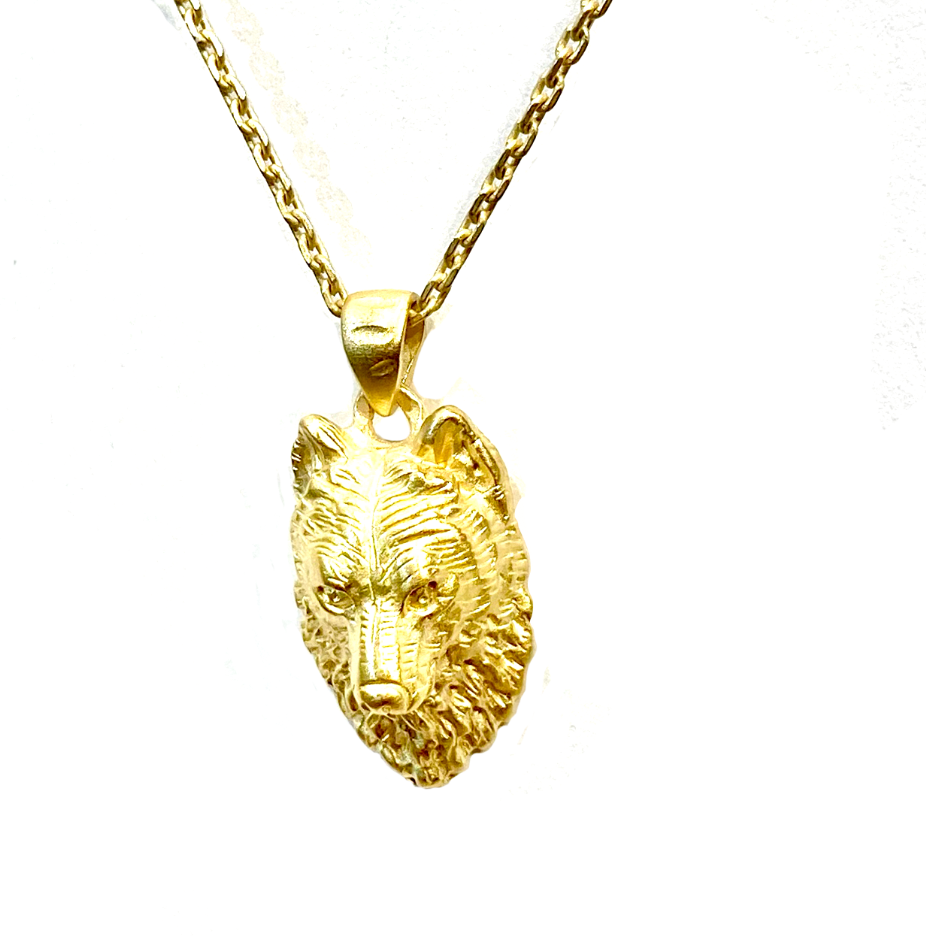 Wolf Pendant Necklace