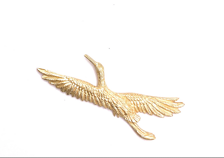 Soaring Crane Hat Pin