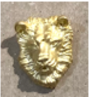 Lion Pin-Golden