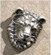 Lion Pin-Silver