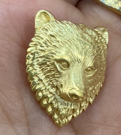 Bear Pin - Golden